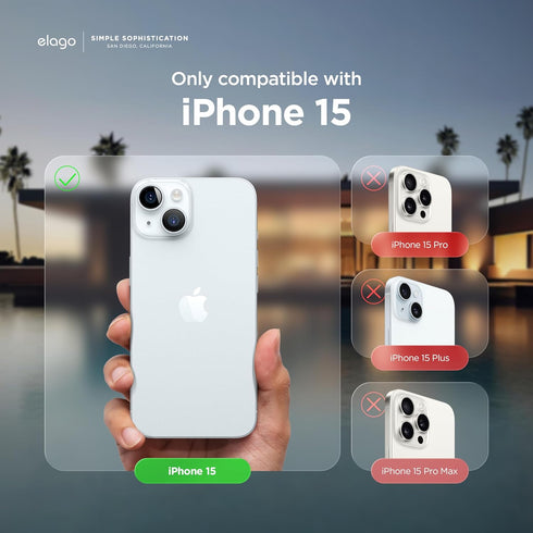 elago iPhone 15 Case Liquid Silicone